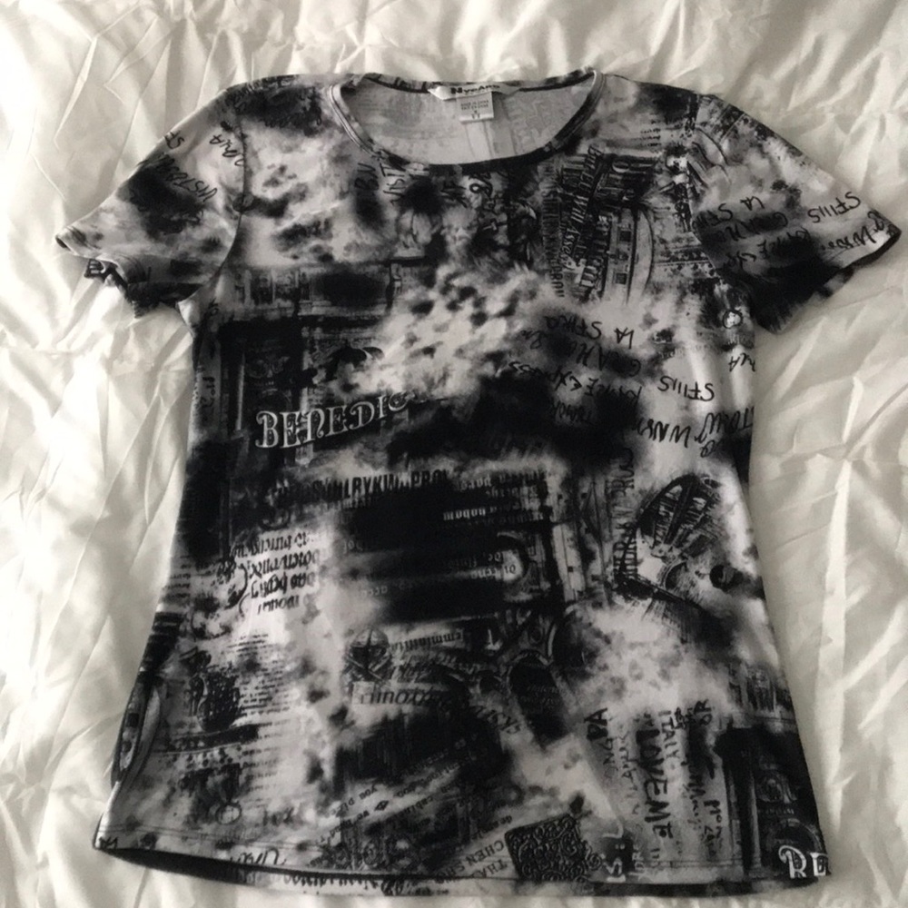 Stretchy European Graphic Tee
